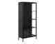 Actona »Newcastle« Vitrine Stahl schwarz