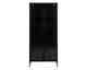 Actona »Newcastle« Vitrine Stahl schwarz