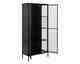 Actona »Newcastle« Vitrine Stahl schwarz