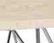 Actona »Prunus« Couchtisch rund Travertin beige, Gestell Chrom