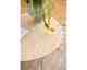 Actona »Prunus« Couchtisch rund Travertin beige, Gestell Chrom