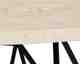 Actona »Prunus« Couchtisch rund Travertin beige, Gestell schwarz