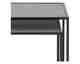 Actona »Seaford« Couchtisch-Set Esche schwarz Dekor