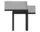 Actona »Seaford« Couchtisch-Set Esche schwarz Dekor