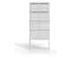 Actona »Seaford« Vitrine grau Dekor