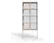 Actona »Seaford« Vitrine grau Dekor