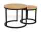 Actona »Spiro« Couchtisch-Set rund Wildeiche Dekor