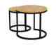 Actona »Spiro« Couchtisch-Set rund Wildeiche Dekor