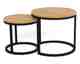 Actona »Spiro« Couchtisch-Set rund Wildeiche Dekor