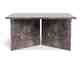 Actona »Vega« Couchtisch Marmor Marron braun