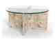Actona »Vega« Couchtisch rund Klarglas