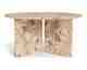 Actona »Vega« Couchtisch rund Marmor Latte