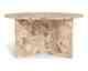 Actona »Vega« Couchtisch rund Marmor Latte