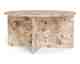 Actona »Vega« Couchtisch rund Marmor Latte