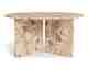 Actona »Vega« Couchtisch rund Marmor Latte