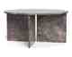 Actona »Vega« Couchtisch rund Marmor Marron braun