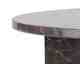 Actona »Vega« Couchtisch rund Marmor Marron braun