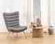 Actona »Yale« Couchtisch rund Wildeiche Dekor