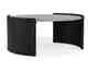 Actona »Zafra« Couchtisch rund Marmor Morchana grau