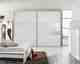 ArteM trio Schiebetürenschrank Weiss/Glas