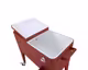 Best »Icy« Kühlbox auf Rädern terrakotta
