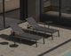 Best »Paros« Sonnenliege anthrazit