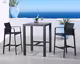 Best »Rhodos« Bartisch anthrazit