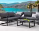 Best »Rhodos« Lounge-Set anthrazit