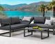 Best »Rhodos« Lounge-Set anthrazit
