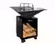 BlackForestSteel »FyrR Classic Storage Black« Plancha Grill
