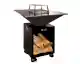 BlackForestSteel »FyrR Classic Storage Black« Plancha Grill