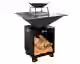 BlackForestSteel »FyrR Classic Storage Black« Plancha Grill