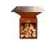 BlackForestSteel »FyrR Classic Storage Corten« Plancha Grill