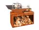 BlackForestSteel »FyrR Island Storage Corten« Plancha Grill