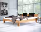 BlackWood »Buona Vita« Wildeiche Massivholzbett