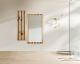 BlackWood »Piaforte Akustik-Edition« Massivholz Design-Garderobe Wildeiche