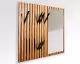 BlackWood »Piaforte Akustik-Edition« Massivholz Design-Garderobe Wildeiche