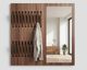 BlackWood »Piaforte« Massivholz Design-Garderobe Nussbaum