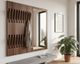 BlackWood »Piaforte« Massivholz Design-Garderobe Nussbaum