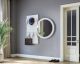 BlackWood »Piaforte Round« Massivholz Design-Garderobe Spiegel