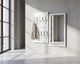 BlackWood »Piaforte weiss« Massivholz Design-Garderobe