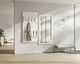 BlackWood »Piaforte weiss« Massivholz Design-Garderobe