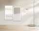 BlackWood »Piaforte weiss« Massivholz Design-Garderobe