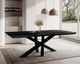 BlackWood »Table4YOU Atlanta Black Edition« Wildeiche Massivholztisch