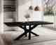 BlackWood »Table4YOU Atlanta Black Edition« Wildeiche Massivholztisch