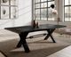 BlackWood »Table4YOU Dallas Black Edition« Wildeiche Massivholztisch
