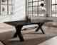 BlackWood »Table4YOU Dallas Black Edition« Wildeiche Massivholztisch