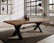 BlackWood »Table4YOU Dallas« Wildeiche Massivholztisch