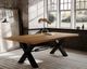 BlackWood »Table4YOU Dallas« Wildeiche Massivholztisch