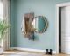 Blackwood »Piaforte Akustik-Edition Round« Massivholz Design-Garderobe Spiegel